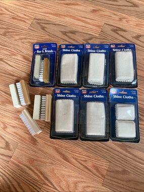 Suede Bar & Brush & Shine Cloth Bundle NWT Shoe Accessories Resellers